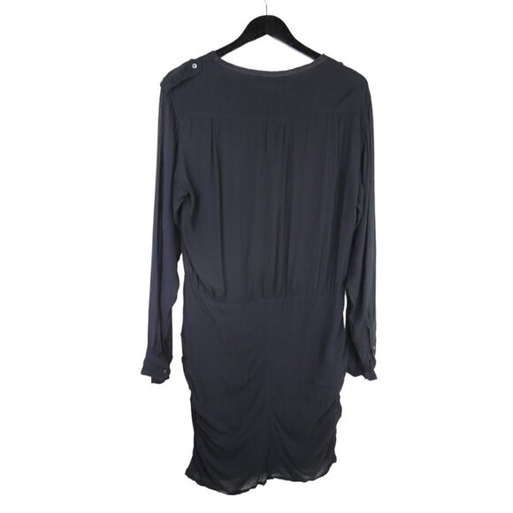 Isabel Marant Etoile Bateau Neckline Knee-Length Black Dress Size 40 - Picture 4 of 9